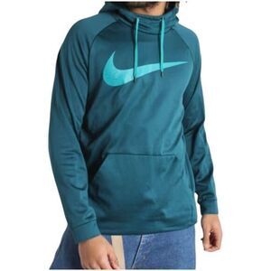 Nike Dri Fit‎ Hoodie Pullover Jacket Size L Mens Green Neon Active Wear